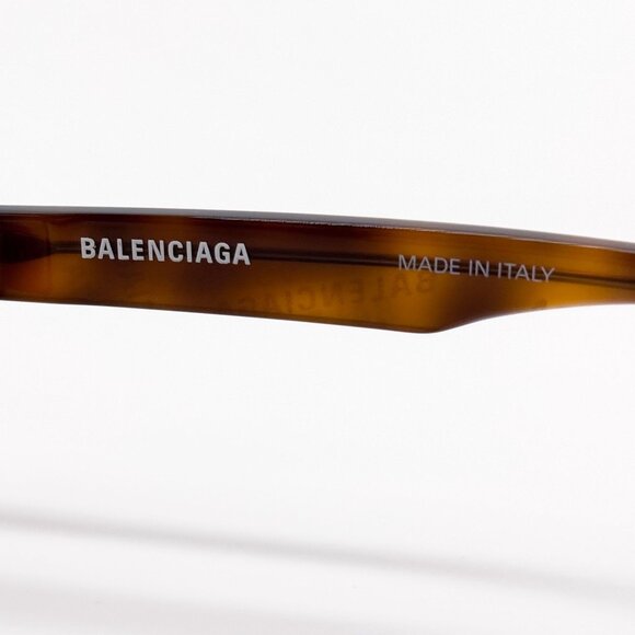NEW BALENCIAGA EYEGLASSES BB0128O 002 CAT EYE HAVANA WOMEN EYEWEAR BALENCIAGA - Picture 5 of 7